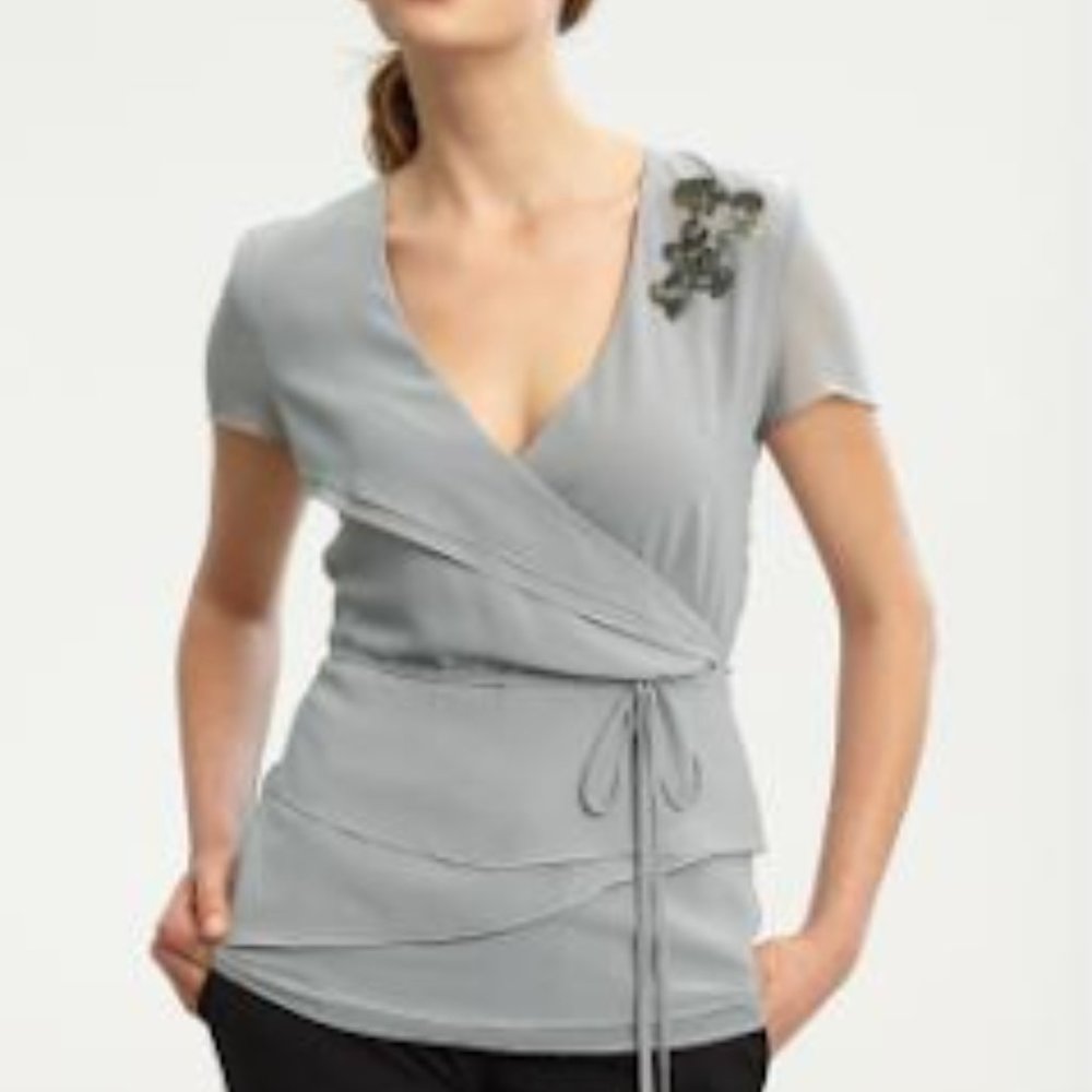 Banana Republic Monogram beaded top